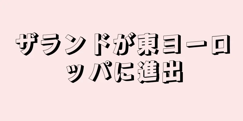 ザランドが東ヨーロッパに進出