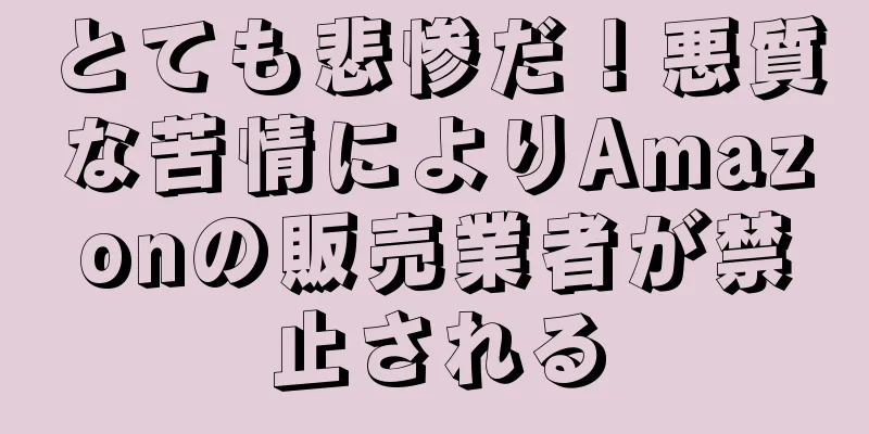 とても悲惨だ！悪質な苦情によりAmazonの販売業者が禁止される