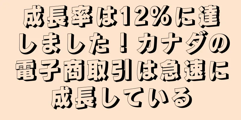成長率は12%に達しました！カナダの電子商取引は急速に成長している