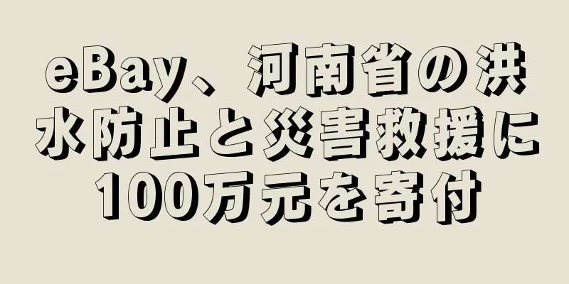 eBay、河南省の洪水防止と災害救援に100万元を寄付