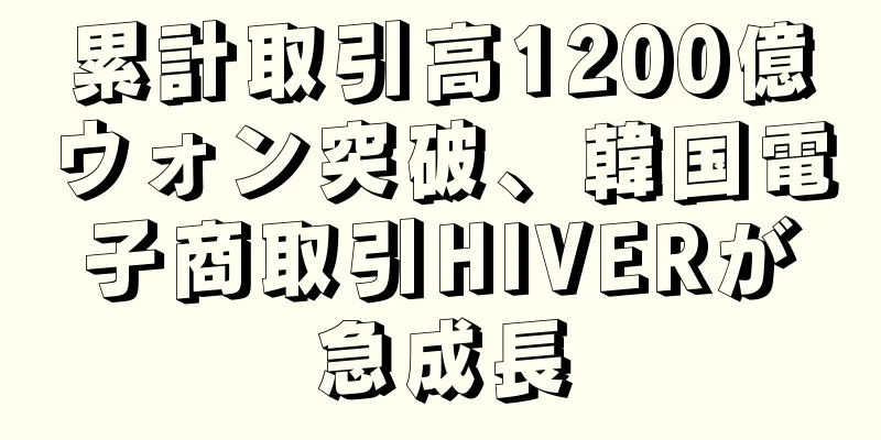 累計取引高1200億ウォン突破、韓国電子商取引HIVERが急成長
