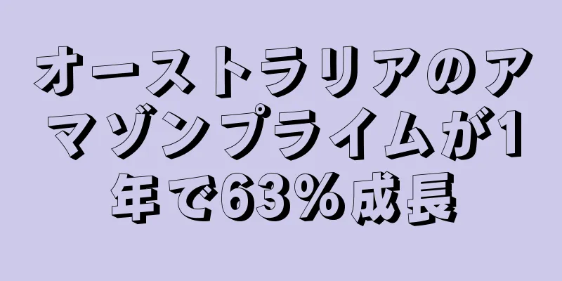 オーストラリアのアマゾンプライムが1年で63%成長