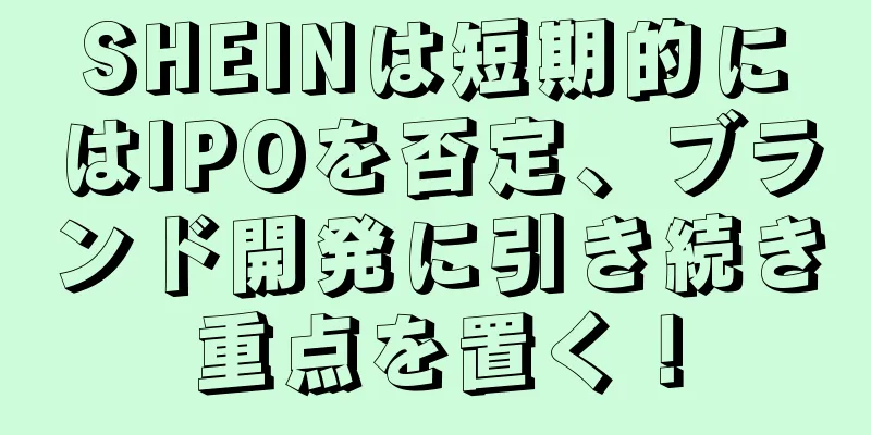 SHEINは短期的にはIPOを否定、ブランド開発に引き続き重点を置く！