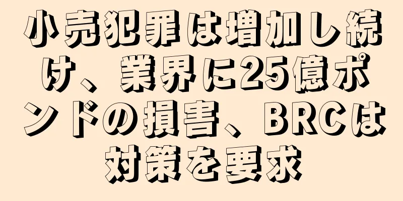 小売犯罪は増加し続け、業界に25億ポンドの損害、BRCは対策を要求
