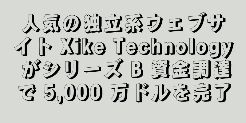人気の独立系ウェブサイト Xike Technology がシリーズ B 資金調達で 5,000 万ドルを完了