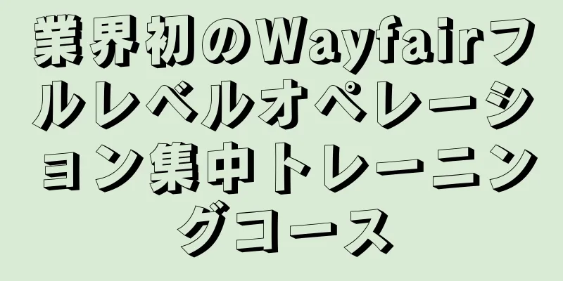 業界初のWayfairフルレベルオペレーション集中トレーニングコース