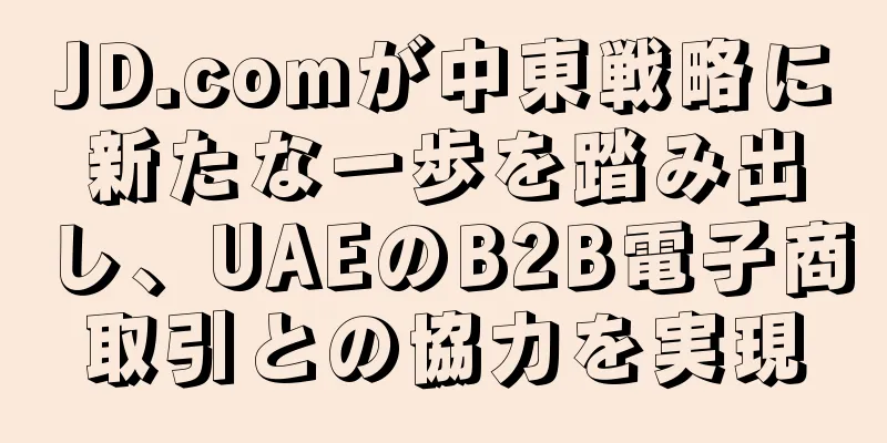 JD.comが中東戦略に新たな一歩を踏み出し、UAEのB2B電子商取引との協力を実現