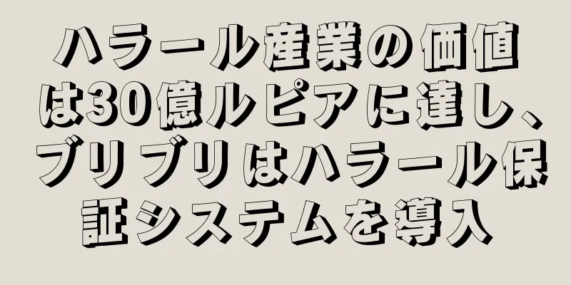 ハラール産業の価値は30億ルピアに達し、ブリブリはハラール保証システムを導入