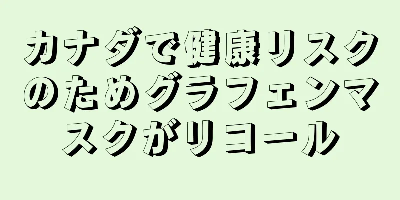 カナダで健康リスクのためグラフェンマスクがリコール