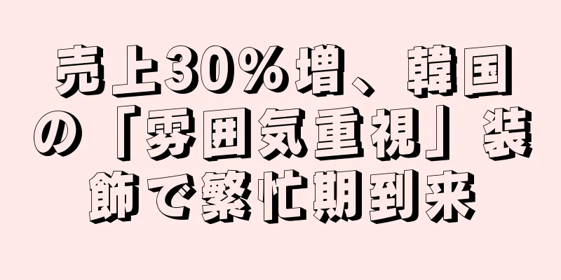 売上30％増、韓国の「雰囲気重視」装飾で繁忙期到来