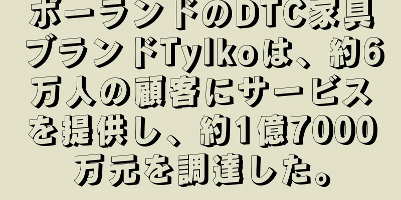 ポーランドのDTC家具ブランドTylkoは、約6万人の顧客にサービスを提供し、約1億7000万元を調達した。