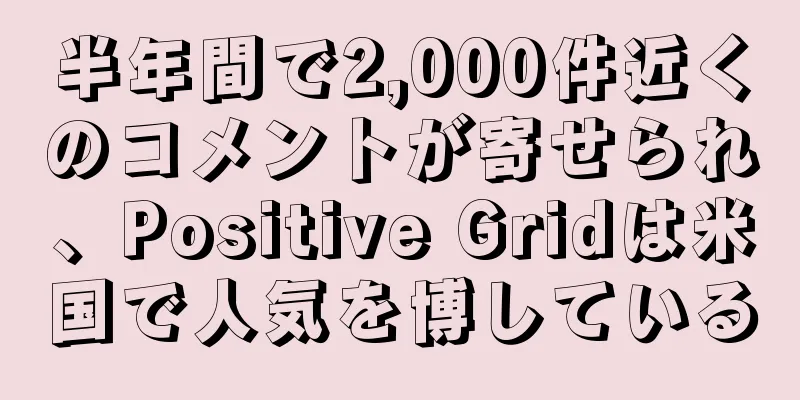 半年間で2,000件近くのコメントが寄せられ、Positive Gridは米国で人気を博している