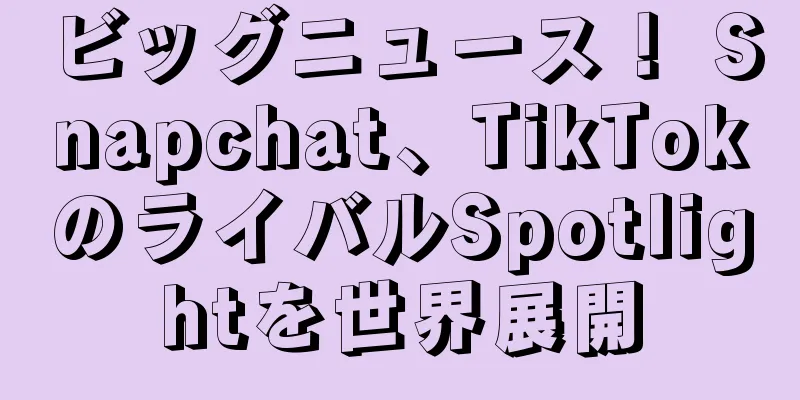 ビッグニュース！ Snapchat、TikTokのライバルSpotlightを世界展開