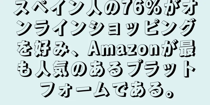 スペイン人の76%がオンラインショッピングを好み、Amazonが最も人気のあるプラットフォームである。