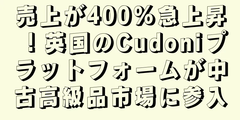 売上が400%急上昇！英国のCudoniプラットフォームが中古高級品市場に参入