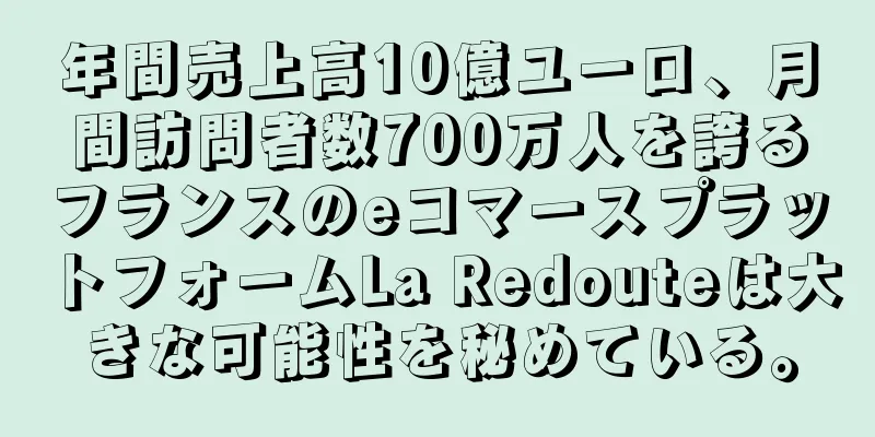 年間売上高10億ユーロ、月間訪問者数700万人を誇るフランスのeコマースプラットフォームLa Redouteは大きな可能性を秘めている。