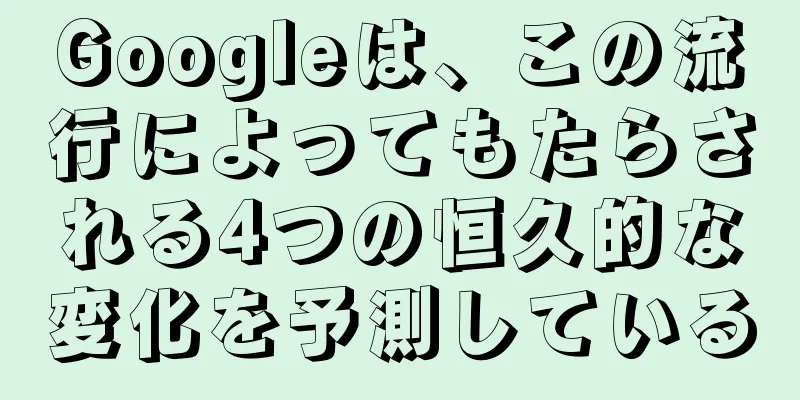 Googleは、この流行によってもたらされる4つの恒久的な変化を予測している