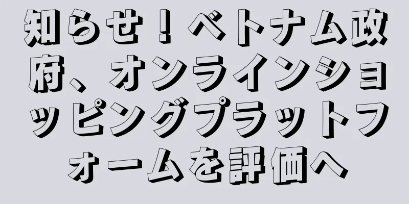 知らせ！ベトナム政府、オンラインショッピングプラットフォームを評価へ