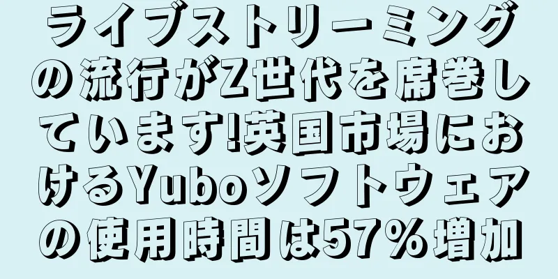 ライブストリーミングの流行がZ世代を席巻しています!英国市場におけるYuboソフトウェアの使用時間は57%増加