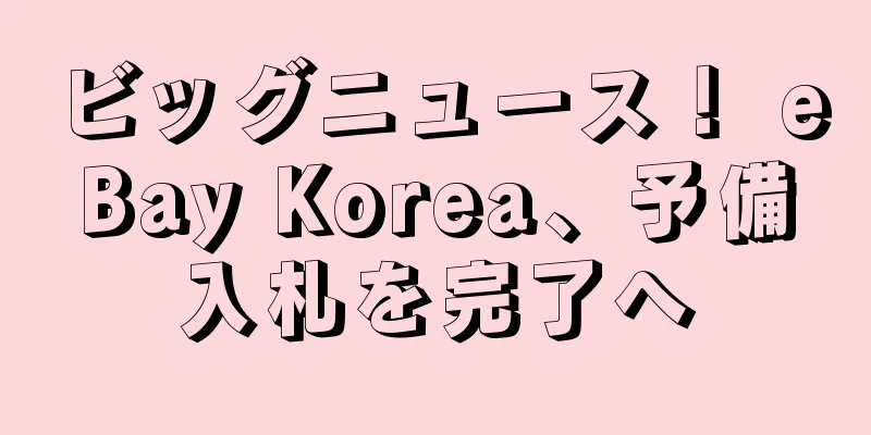 ビッグニュース！ eBay Korea、予備入札を完了へ