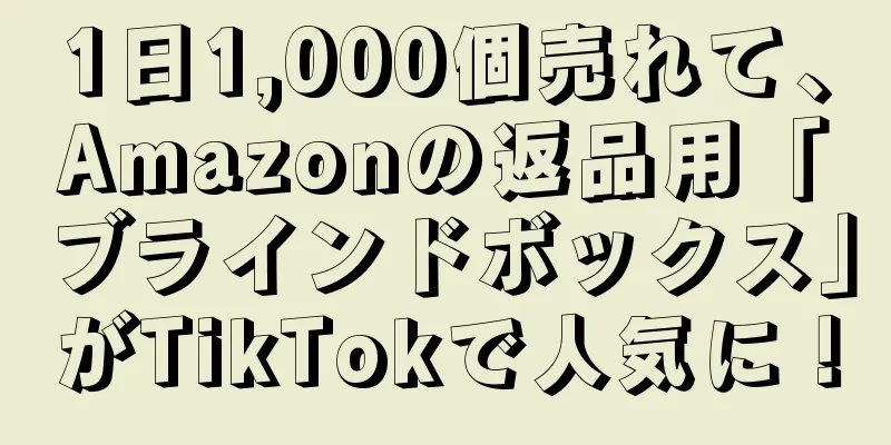 1日1,000個売れて、Amazonの返品用「ブラインドボックス」がTikTokで人気に！