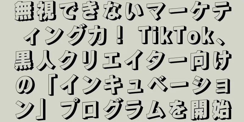 無視できないマーケティング力！ TikTok、黒人クリエイター向けの「インキュベーション」プログラムを開始