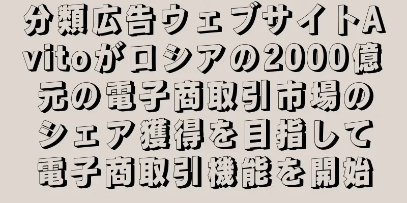 分類広告ウェブサイトAvitoがロシアの2000億元の電子商取引市場のシェア獲得を目指して電子商取引機能を開始