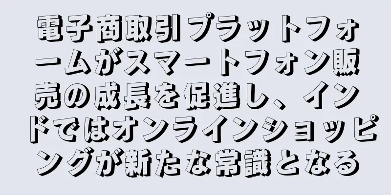 電子商取引プラットフォームがスマートフォン販売の成長を促進し、インドではオンラインショッピングが新たな常識となる