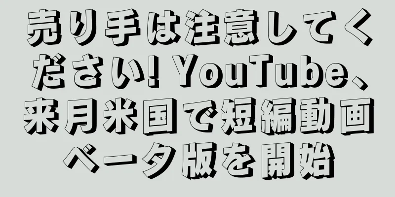 売り手は注意してください! YouTube、来月米国で短編動画ベータ版を開始