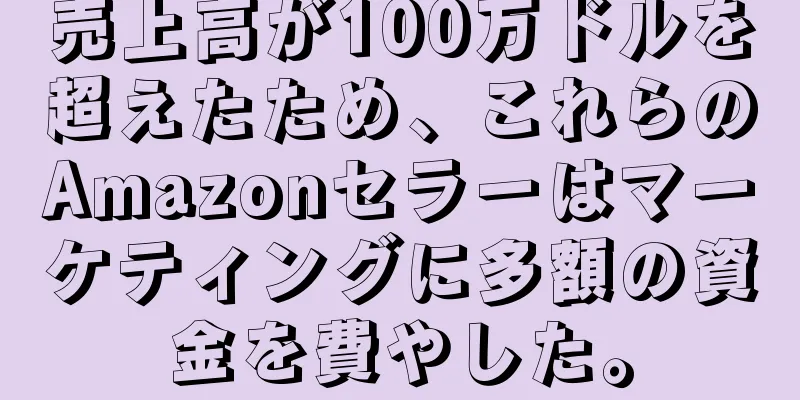 売上高が100万ドルを超えたため、これらのAmazonセラーはマーケティングに多額の資金を費やした。