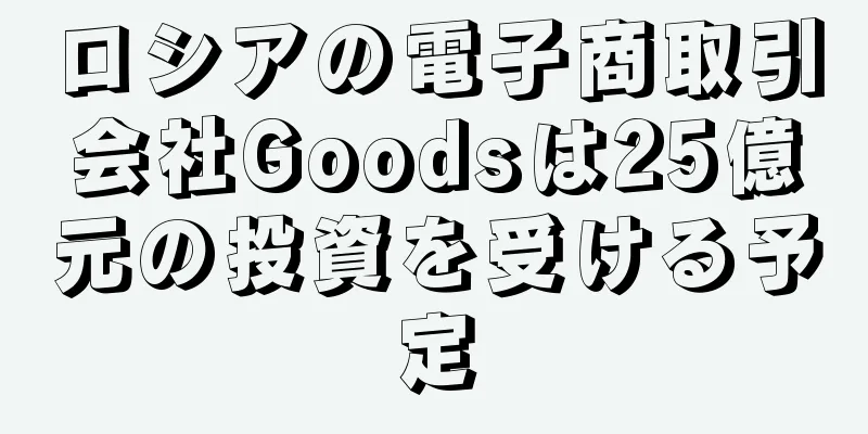 ロシアの電子商取引会社Goodsは25億元の投資を受ける予定